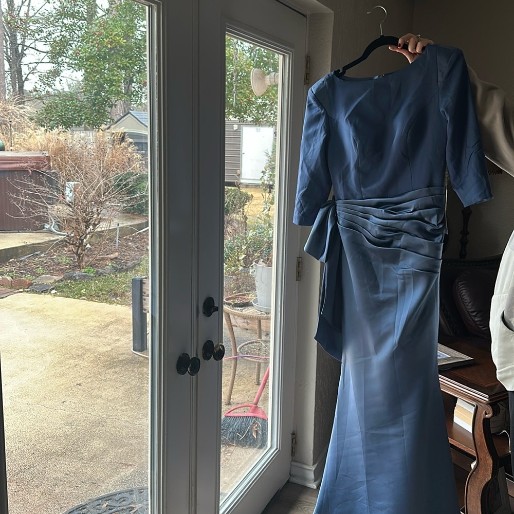Blue cocktail dress